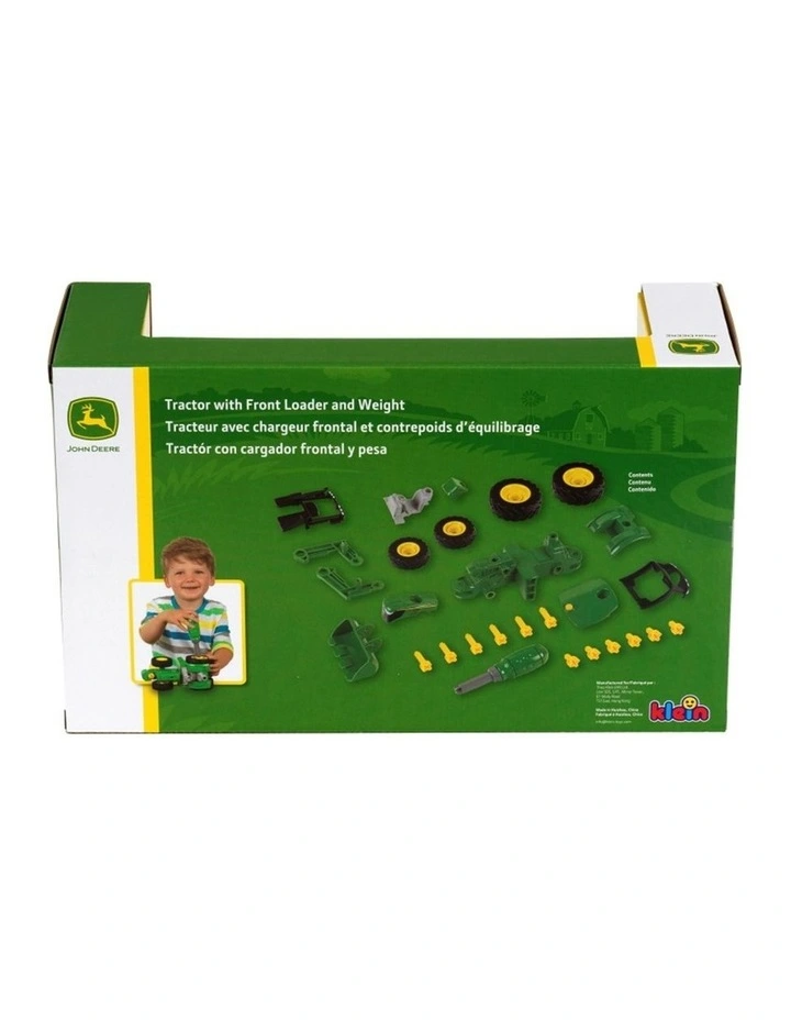 John Deere 3Y 1:24 6215R Buildable Tractor With Front Loader & Weight image 3