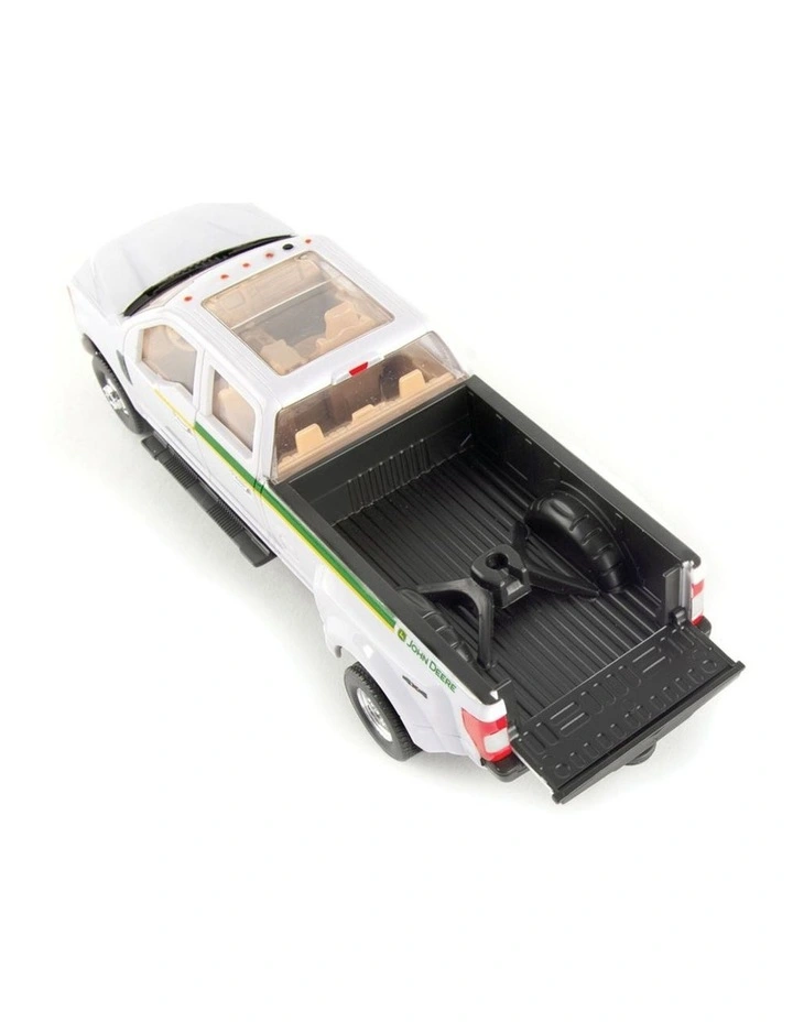 John Deere 1: 32 Ford Pickup w/John Deere Gator On Trailer w/Horses & Yards 3Y image 1