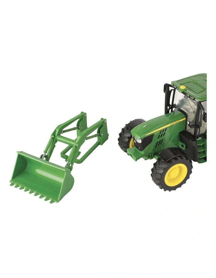 John Deere 1:16 Big Farm 6210R Tractor Toy Playset W/ Spreader 3y image 3