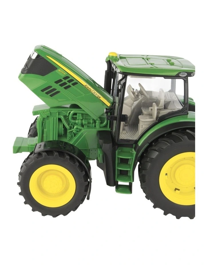 John Deere 1:16 Big Farm 6210R Tractor Toy Playset W/ Spreader 3y image 4