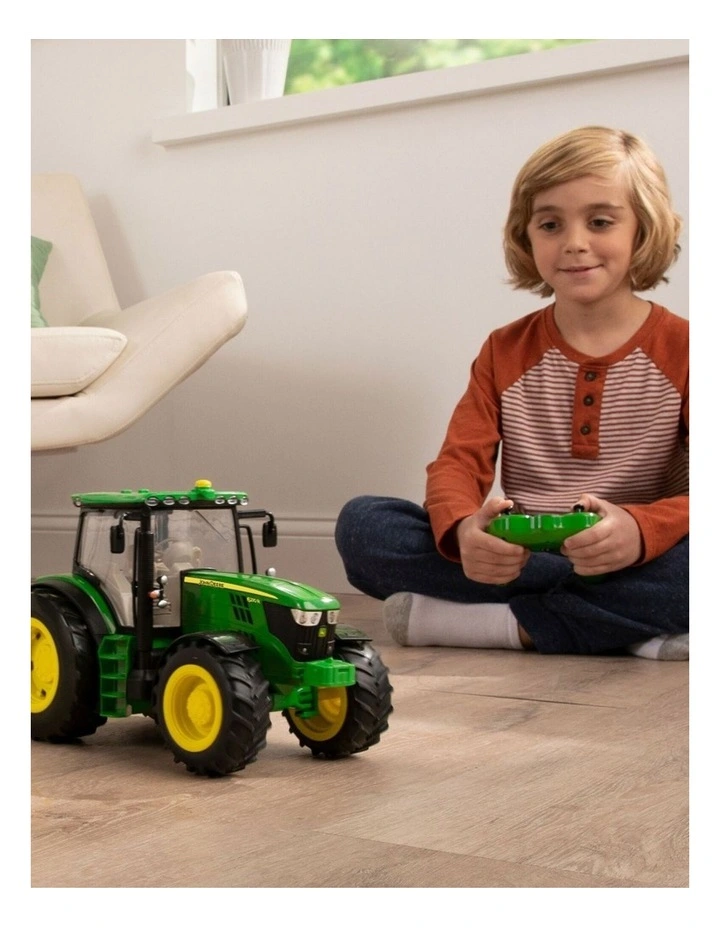 John Deere 1:16 Big Farm Radio Controller Tractor Toy Playset 8y  image 3