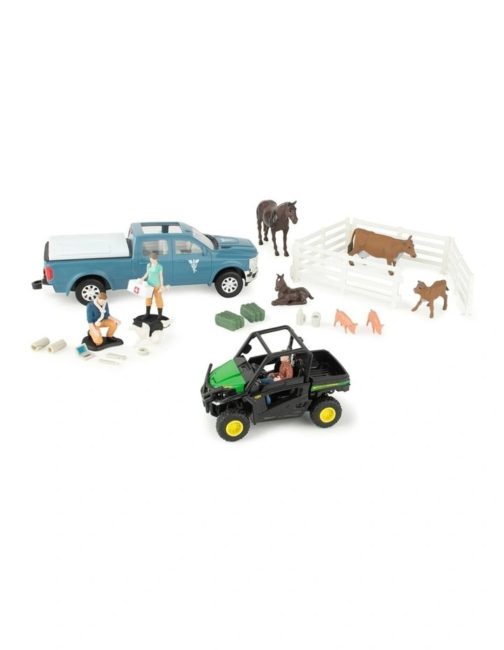 John Deere 1:32 On the Farm Vet Set Kids/Children Interactive Playset Toy 3y image 5