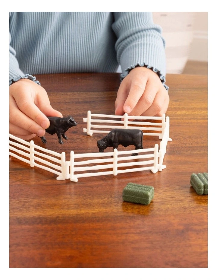10pc John Deere 1:64 Farm Animals Play Set w/ Mini Grain Bin Kids Toy 3y image 4