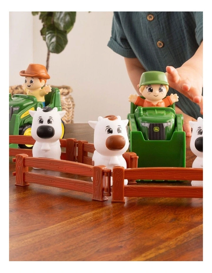 14pc John Deere The Cows Are Out Farm Animals Play Set Kids/Children Toy 18m image 6