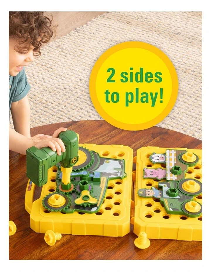23pc John Deere Build-A-Buddy Tractor Activity Board Kids Building Play Toy 18m  image 6