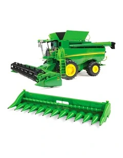 John Deere 1:16 Big Farm S690 Toy Combine Harvester w/Corn/Grain Heads 65cm 3 