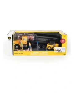 John Deere Switch N Load Kids/Children Construction Playset 1:32 Scale 3y 