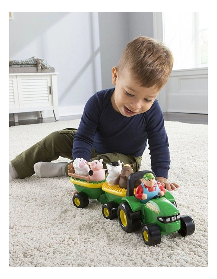 John Deere Animal Sounds Hayride Car/Tractor/Truck Toys For Children/Kids Fun image 5