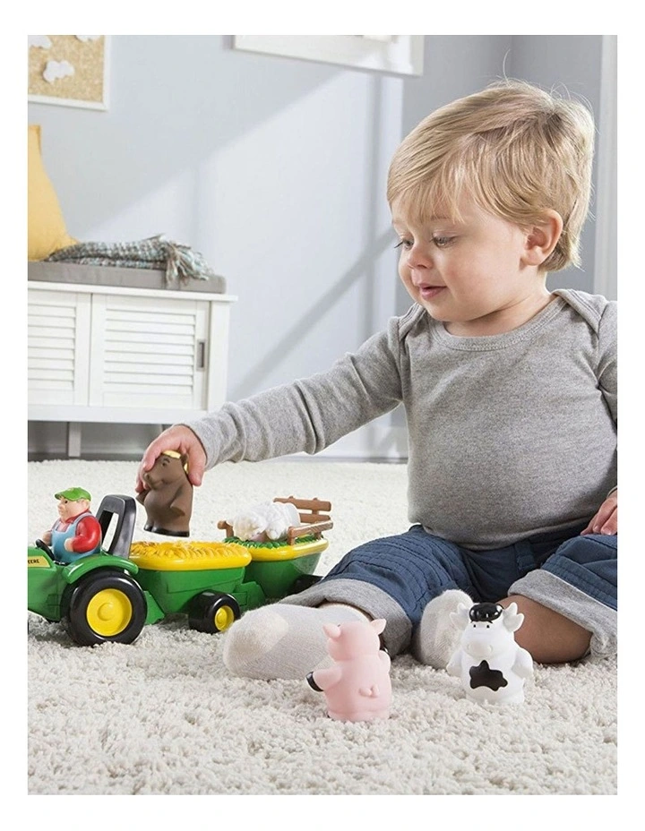 John Deere Animal Sounds Hayride Car/Tractor/Truck Toys For Children/Kids Fun image 6
