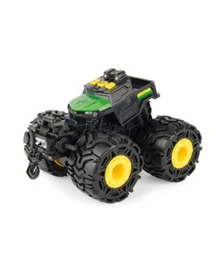 John Deere Kids 15cm Monster Treads Light Sound Gator Vehicle Toy Tractor 3y 