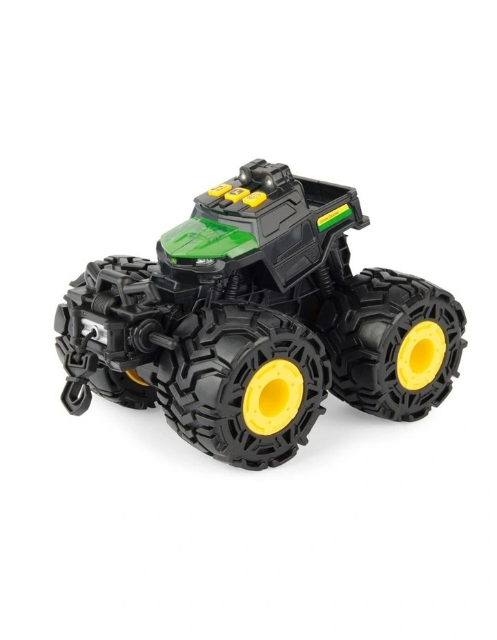 John Deere Kids 15cm Monster Treads Light Sound Gator Vehicle Toy Tractor 3y  image 1