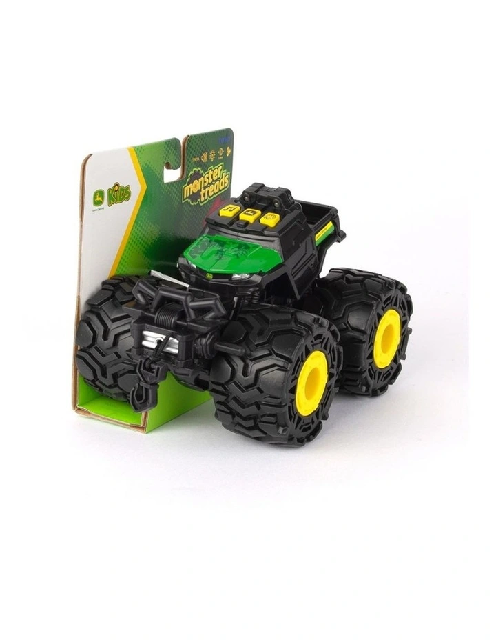 John Deere Kids 15cm Monster Treads Light Sound Gator Vehicle Toy Tractor 3y  image 6