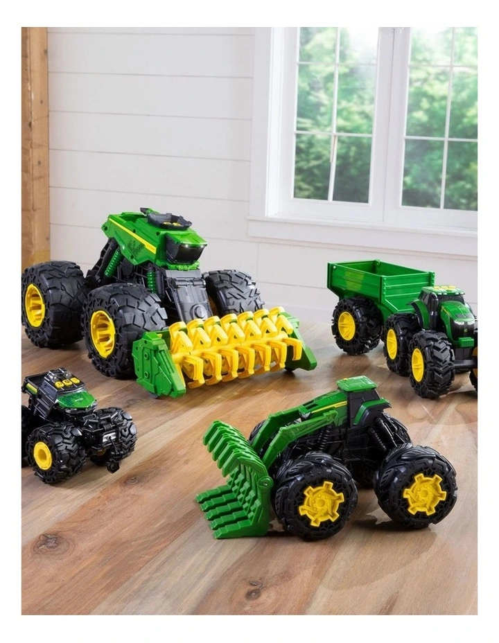 John Deere Kids 15cm Monster Treads Light Sound Gator Vehicle Toy Tractor 3y  image 7