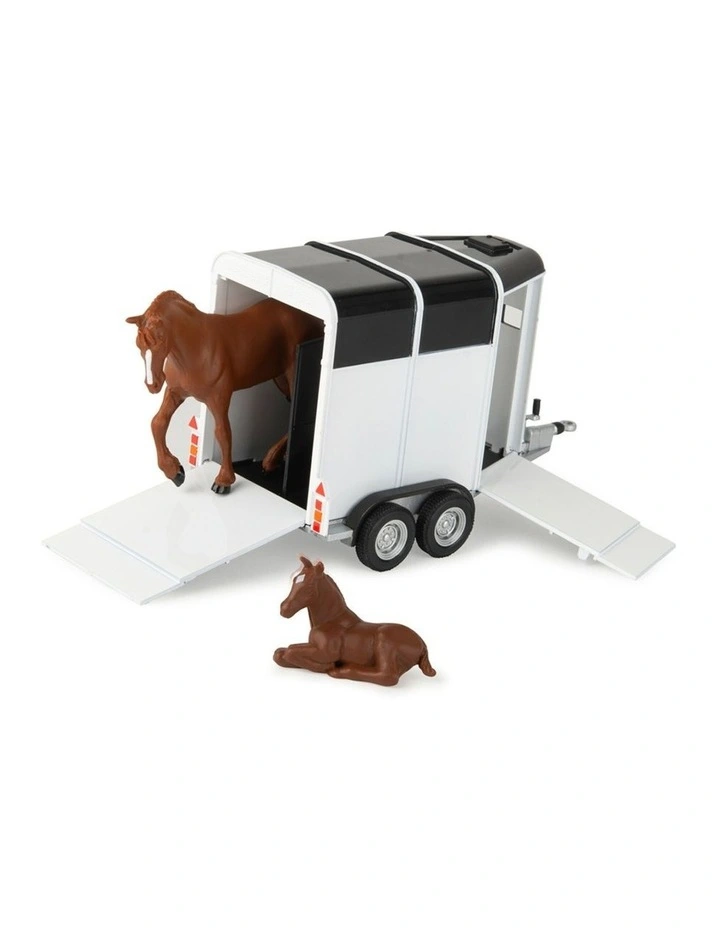 John Deere 1:32 Horse Trailer Set Kids/Children Interactive Playset Toy 3y  image 3