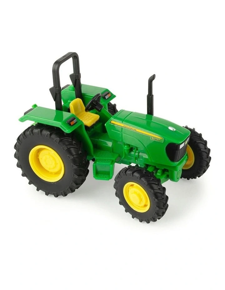 John Deere 1: 32 Ford Pickup w/John Deere Tractor On Trailer & Horses & Yard 3Y  image 5