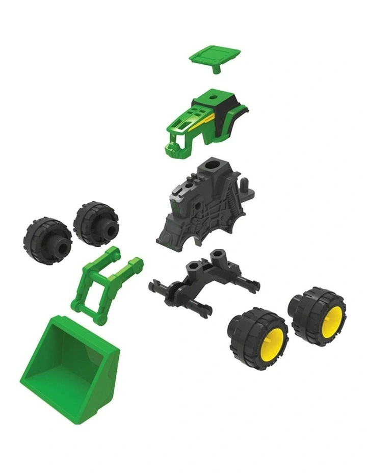 John Deere Monster Treads Eco-Snaps Buildable Barn Kids Vehicle Farm Play Set 6 image 2