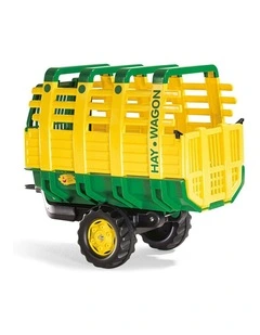 John Deere Rolly 83cm Hay Wagon Trailer/Loader Kids f/ Large Rolly Pedal Tractor