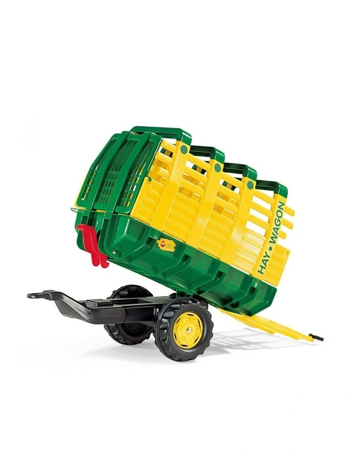 John Deere Rolly 83cm Hay Wagon Trailer/Loader Kids f/ Large Rolly Pedal Tractor image 3