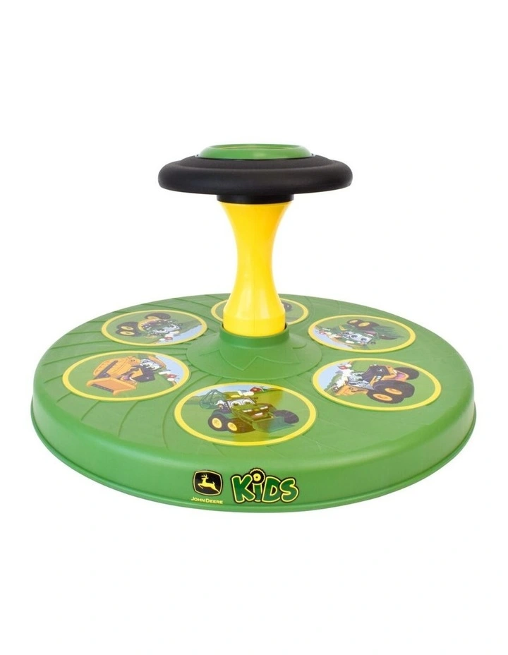 John Deere Twist-N-Twirl Spinning Activity Kids/Children Ride-On Play Toy 18m image 1