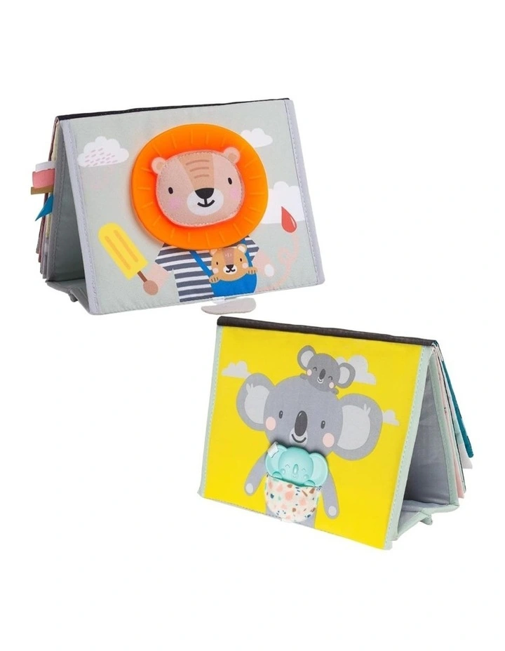 2pc Tummy Time Soft Double-Sided Developmental Book Bundle Set image 1
