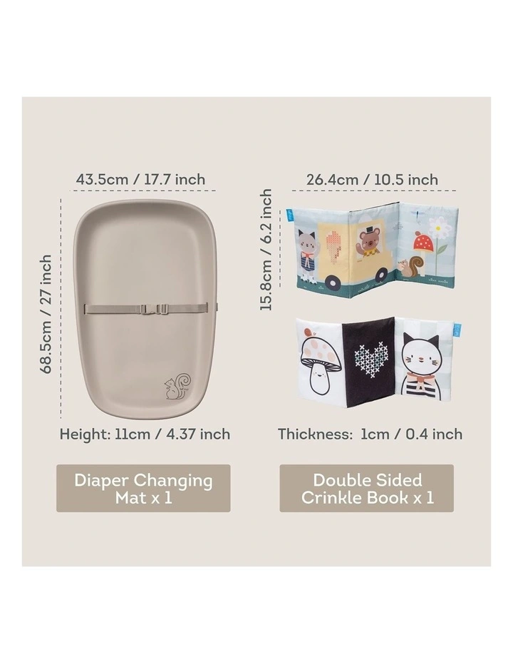 Sensory Changing Mat Crinkle Book Multifunctional Assorted image 3