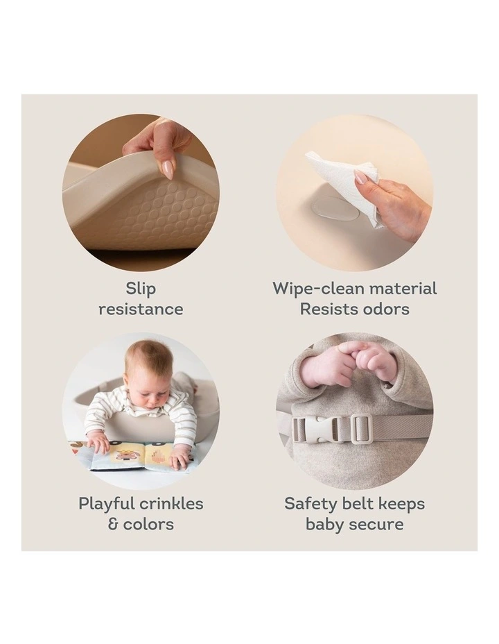 Sensory Changing Mat Crinkle Book Multifunctional Assorted image 4