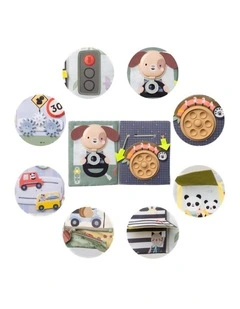 Ride Time Busy Book Car Seat Activity Toy Toddler Sensory 18M 