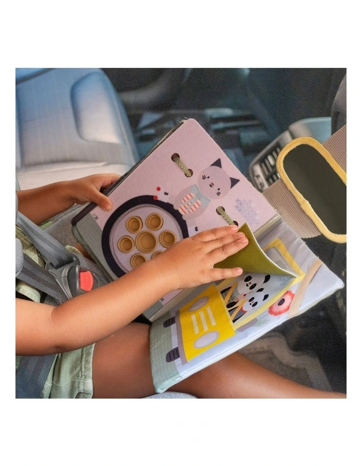 Ride Time Busy Book Car Seat Activity Toy Toddler Sensory 18M image 4