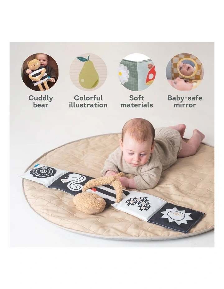 Snuggle Bear Book Double-Sided Sensory Plush Toy Assorted image 3
