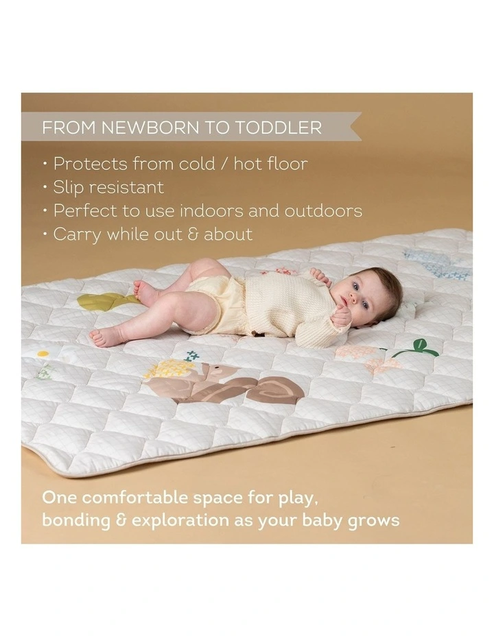 Fantasy Bloom Quilted Play Mat Extra Large 100x150cm image 5