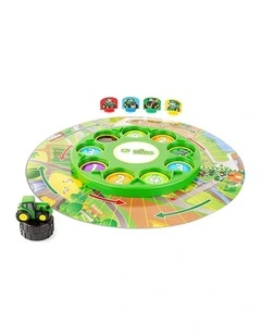 John Deere Kids/Childrens Go Johnny Go Tractor Family Tabletop Board Game 27cm