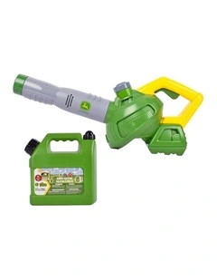John Deere Bubble Leaf Blower & Bubble Refill Gas Can Kids Toy 700ml 3Y 