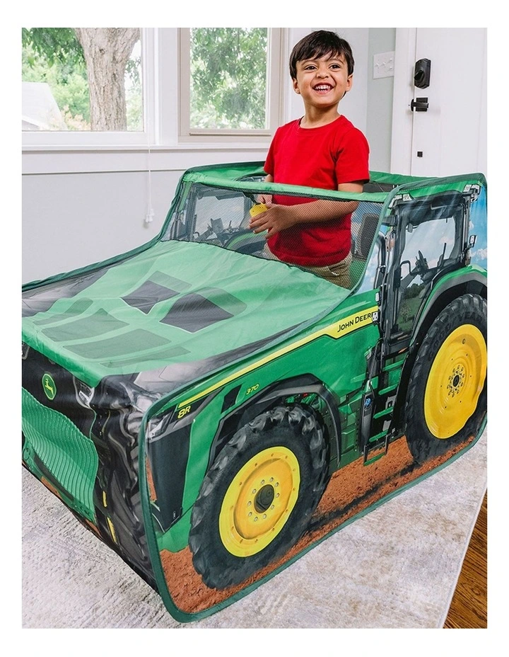 John Deere Life-Size Kids/Childrens Realistic Pop-Up Tractor Tent Toy 3Y  image 2
