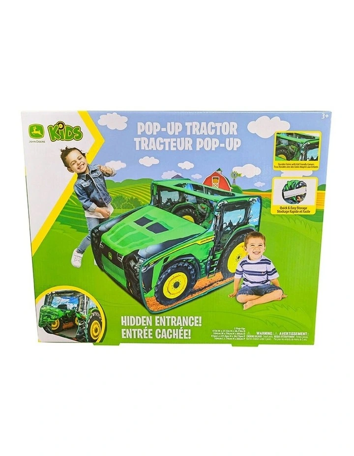 John Deere Life-Size Kids/Childrens Realistic Pop-Up Tractor Tent Toy 3Y  image 3