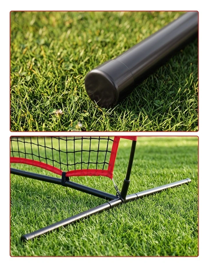 Everfit Baseball Pitching Net L Screen Softball Practice Portable Red image 5