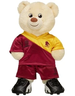 NRL Brisbane Broncos Lil Pudding Teddy Bear Gift Set