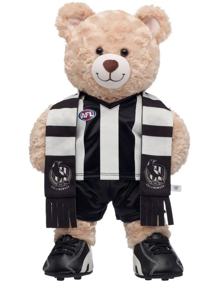 AFL Collingwood Magpies Happy Hugs Teddy Bear Gift Set image 1