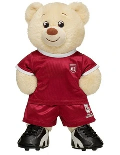 NRL Queensland Maroons Lil Pudding Teddy Bear Gift Set