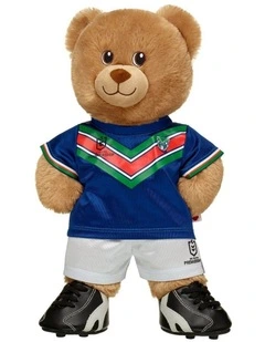 NRL Warriors Lil Brownie Teddy Bear Gift Set