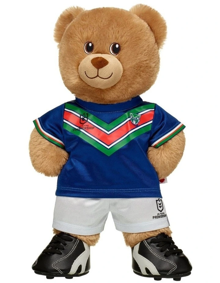 NRL Warriors Lil Brownie Teddy Bear Gift Set image 1