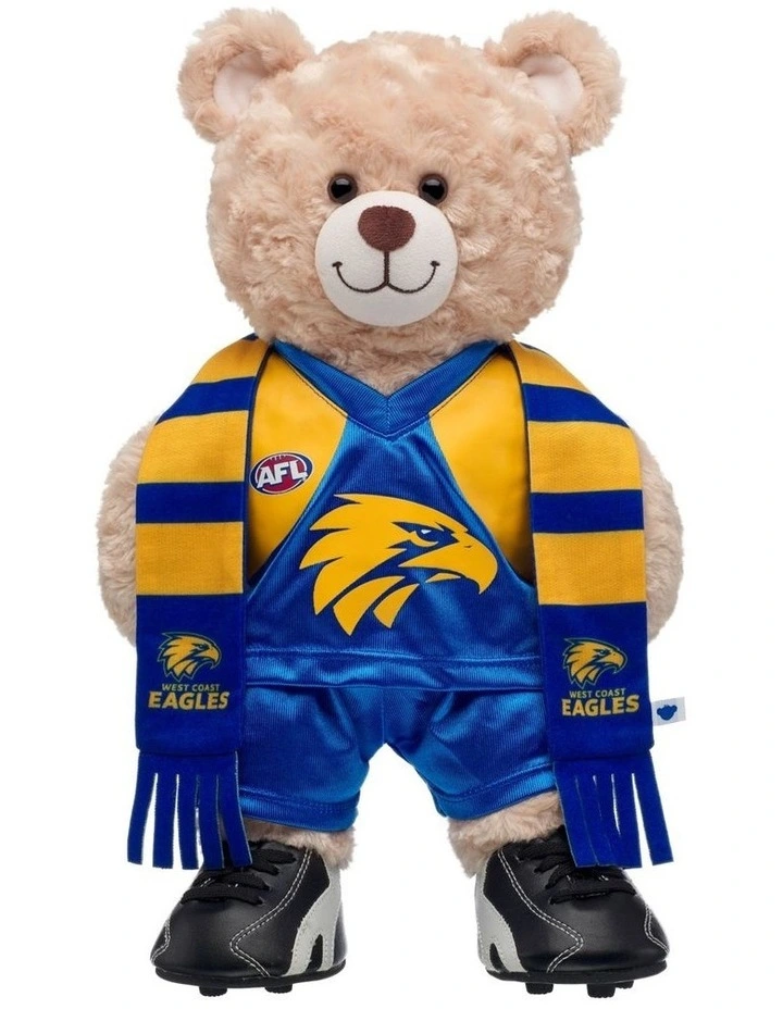 AFL West Coast Eagles Happy Hugs Teddy Bear Gift Set image 1