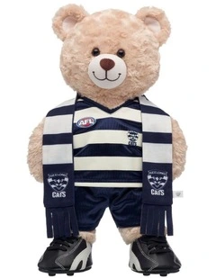 AFL Geelong Cats Happy Hugs Teddy Bear Gift Set