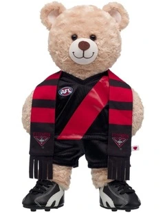 AFL Essendon Bombers Happy Hugs Teddy Bear Gift Set