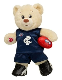 AFL Carlton Blues Lil Pudding Teddy Bear Gift Set