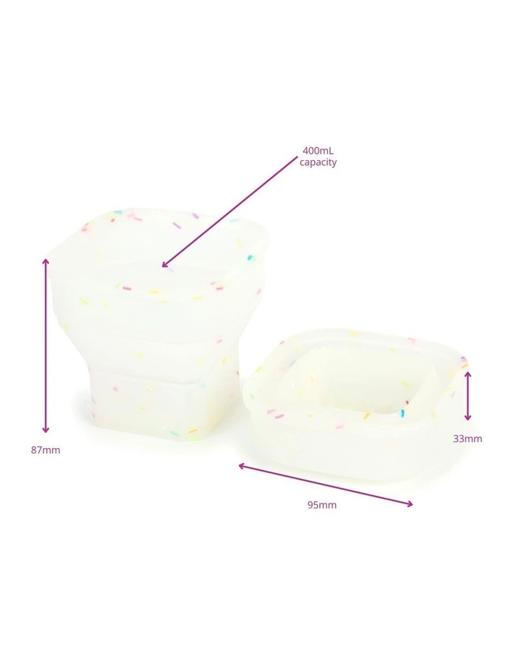 Reusable Silicone Paint & Craft Cup - Multi image 2