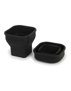 Reusable Silicone Paint & Craft Cup - Black