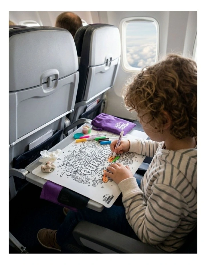 Reusable Silicone Colouring Set - Our World image 3