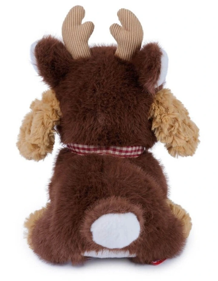GUND - Forever Friends Moments Muttsy Reindeer Soft Toy - 1 year image 5