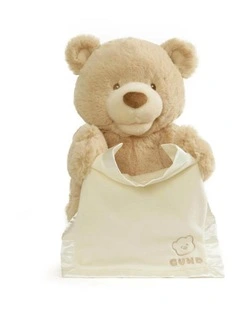 GUND - Peek-A-Boo Bear Animated Plush - Nursery Interactive Toy Teddy Bears