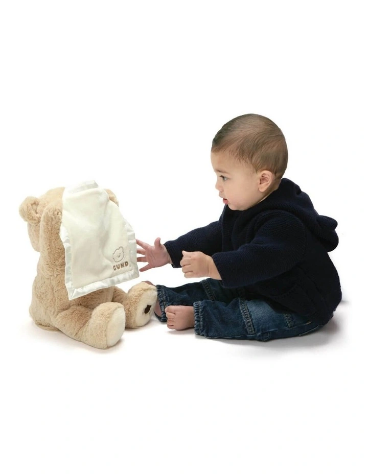 GUND - Peek-A-Boo Bear Animated Plush - Nursery Interactive Toy Teddy Bears image 4